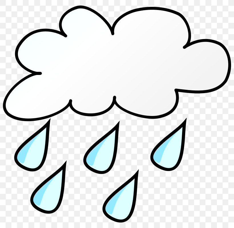 Weather Rain Wet Season Clip Art, PNG, 800x800px, Weather, Area, Artwork, Black, Black And White Download Free