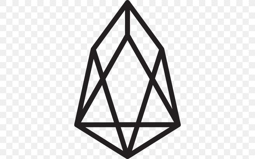 EOS.IO Cryptocurrency Bitcoin Vector Graphics Blockchain, PNG, 512x512px, Eosio, Area, Bitcoin, Black, Black And White Download Free