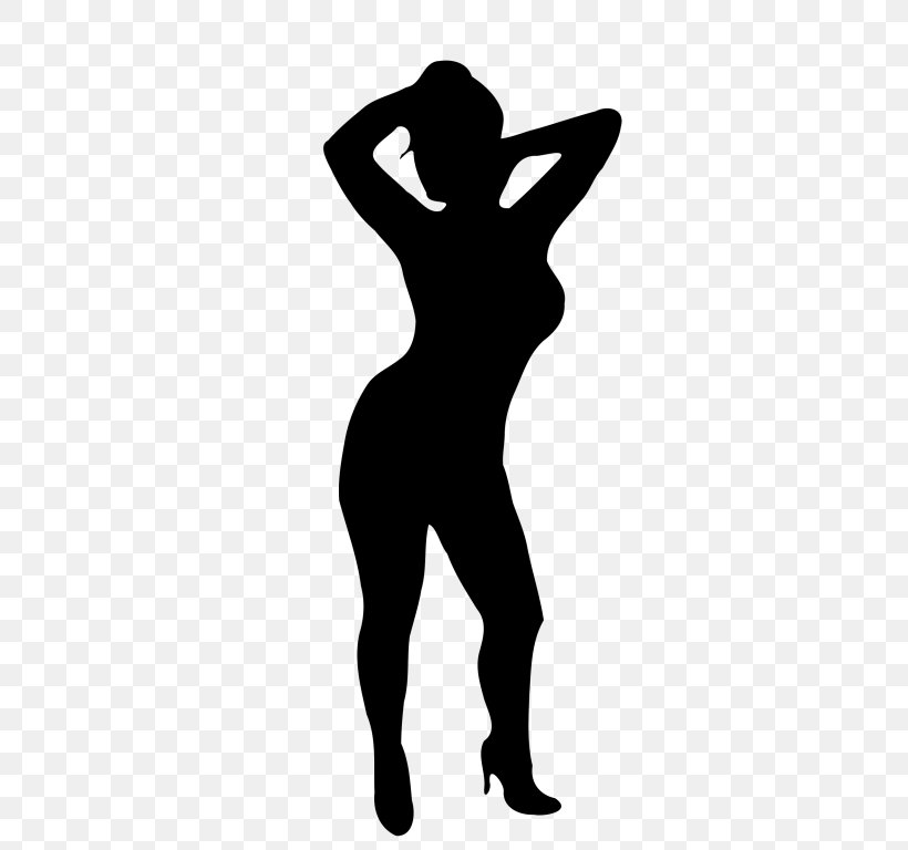 Silhouette Woman Clip Art, PNG, 768x768px, Silhouette, Arm, Black, Black And White, Clip Art Women Download Free