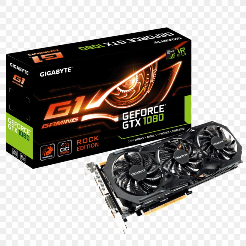 Graphics Cards & Video Adapters GeForce Graphics Processing Unit Gigabyte Technology GDDR5 SDRAM, PNG, 1200x1200px, Graphics Cards Video Adapters, Aorus, Computer Component, Computer Cooling, Computer Graphics Download Free