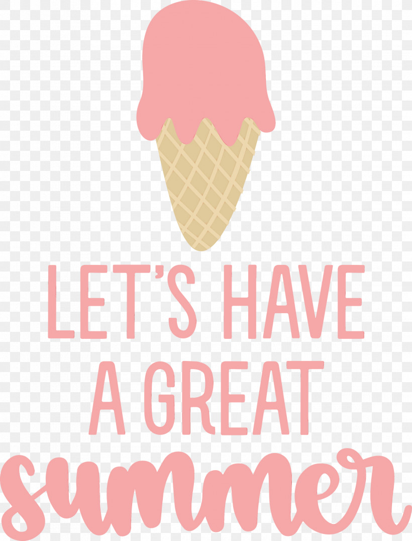 Ice Cream, PNG, 2285x3000px, Great Summer, Cone, Cream, Geometry, Ice Download Free