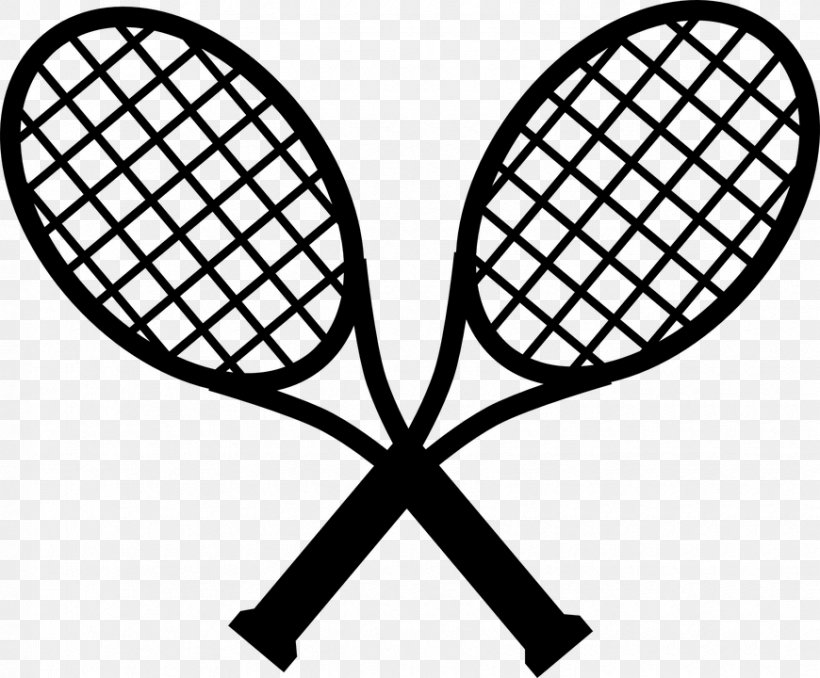 Racket Rakieta Tenisowa Tennis Clip Art, PNG, 870x720px, Racket, Area, Ball, Black And White, Drawing Download Free