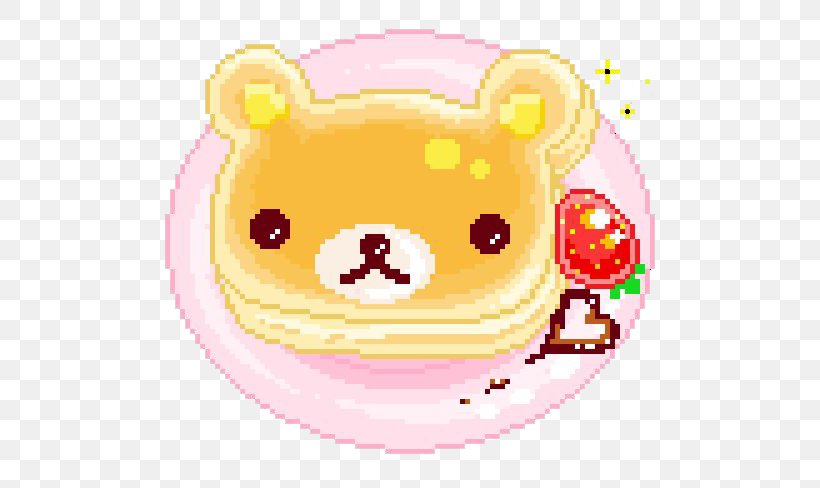 Pixel Art Rilakkuma, PNG, 548x488px, Watercolor, Cartoon, Flower, Frame, Heart Download Free