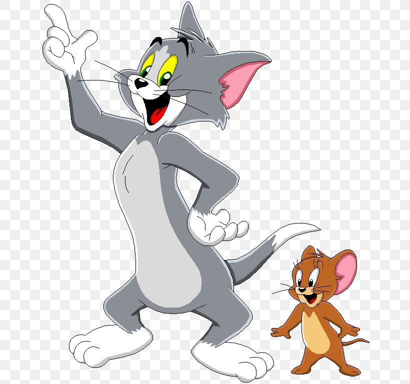 Tom Cat Jerry Mouse Tom And Jerry Clint Clobber Hanna-Barbera, PNG, 666x768px, Watercolor, Cartoon, Flower, Frame, Heart Download Free