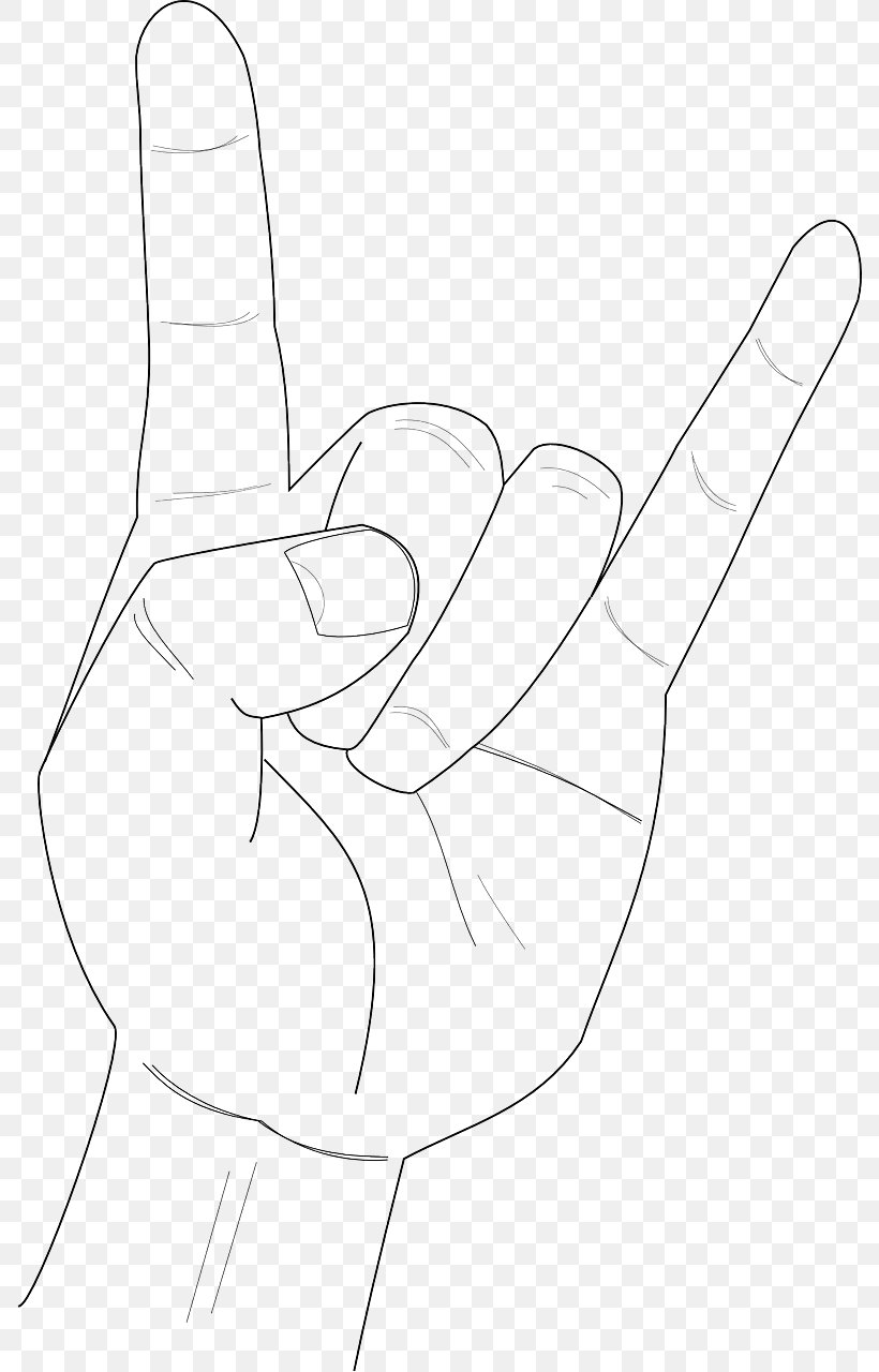 Thumb Gesture Line Art Sign Of The Horns Drawing, PNG, 788x1280px, Thumb, Area, Arm, Artwork, Black And White Download Free