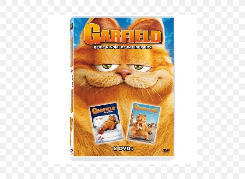 Garfield DVD Whiskers Film Text, PNG, 800x600px, Garfield, Casket, Cat Like Mammal, Dvd, Film Download Free
