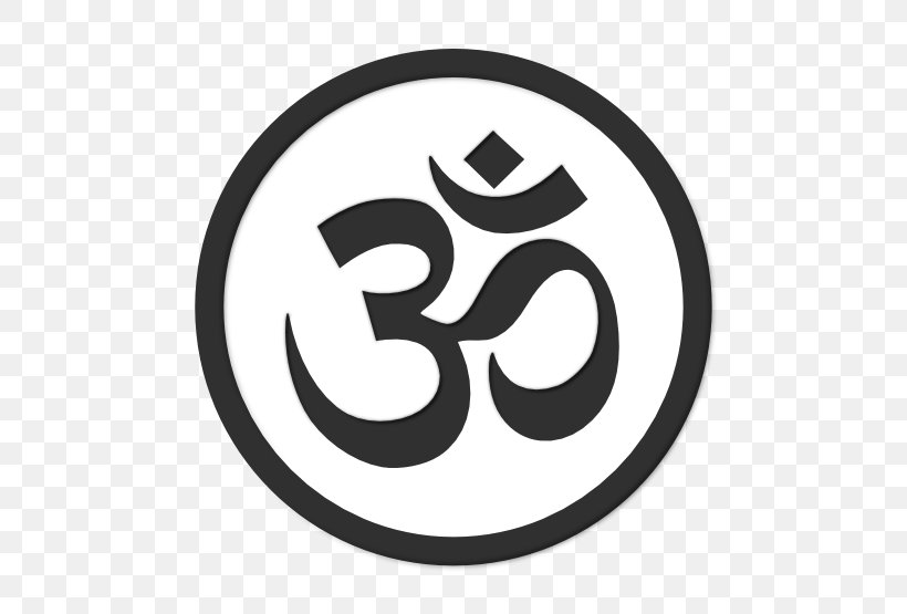 Om Hinduism Namaste Hindu Temple Symbol, PNG, 555x555px, Hinduism, Black And White, Brand, Deva, Hindu Download Free