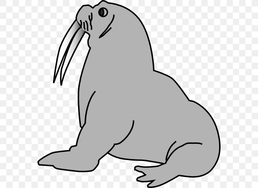 Elephant Seal Harp Seal Clip Art, PNG, 582x600px, Elephant Seal, Animal Figure, Artwork, Beak, Black Download Free