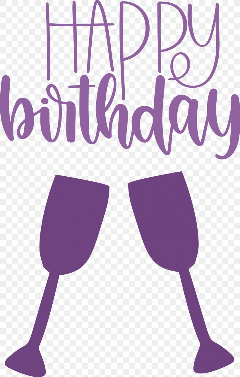 Happy Birthday, PNG, 1910x3000px, Happy Birthday, Champagne, Champagne Flute, Glass, Lilac M Download Free