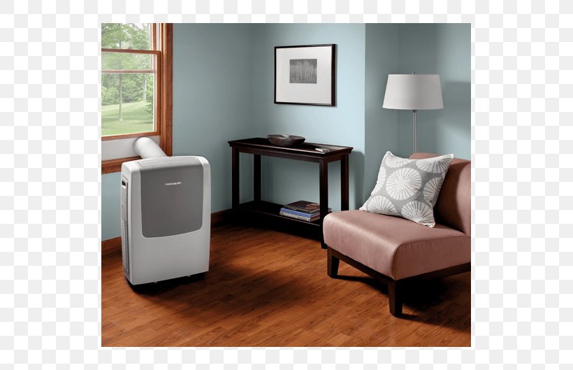 Home Appliance Air Conditioning Frigidaire FFRH0822R1 Taurus Portable Air Conditioner AC 293 KT, PNG, 529x529px, Home Appliance, Air Conditioning, British Thermal Unit, Chair, Coffee Table Download Free