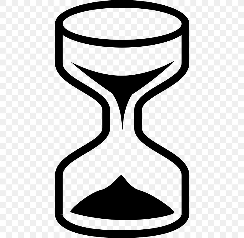 Hourglass Time Clip Art, PNG, 800x800px, Hourglass, Black And White, Drinkware, Glass, Information Download Free
