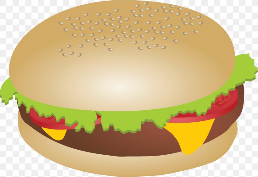 Hamburger Fast Food Cheeseburger Veggie Burger Clip Art, PNG, 1884x1294px, Hamburger, Burger King, Cheeseburger, Dish, Fast Food Download Free
