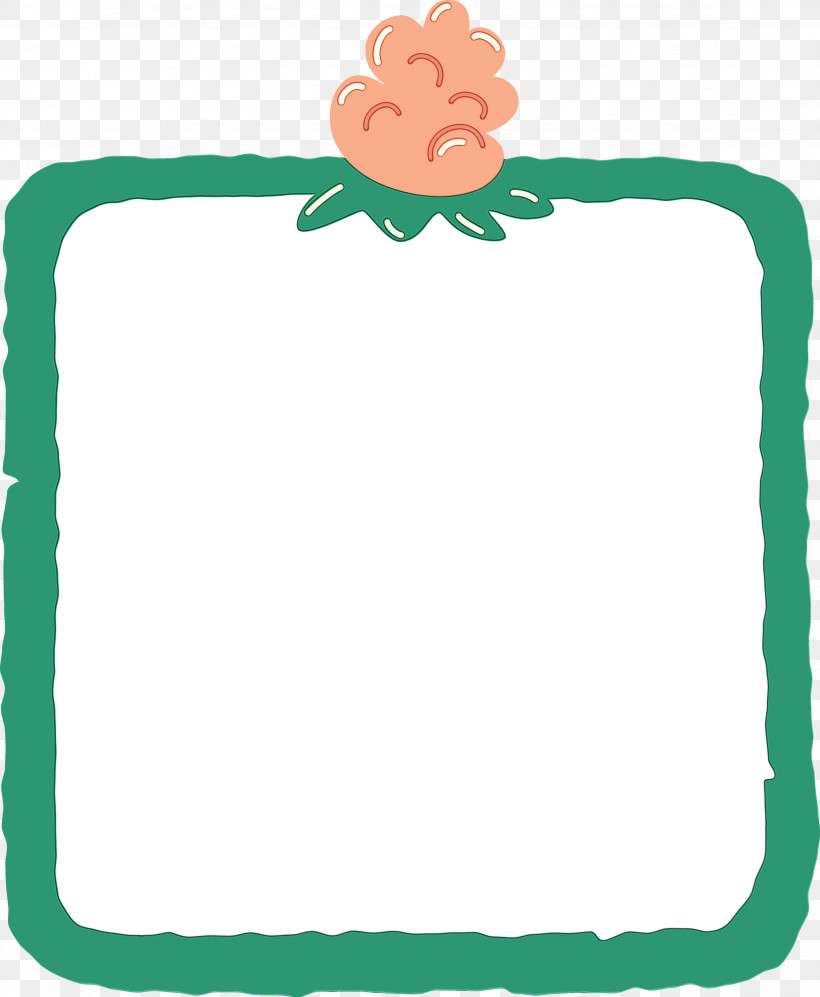 Picture Frame, PNG, 2466x3000px, Flower Frame, Film Frame, Geometry, Green, Line Download Free