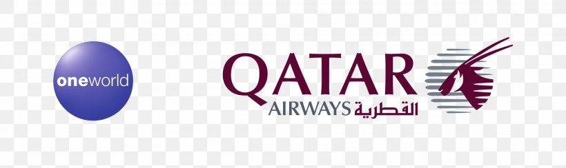 Qatar Airways Logo Oneworld Brand, PNG, 1998x596px, Qatar, Brand, Location, Logo, Magenta Download Free