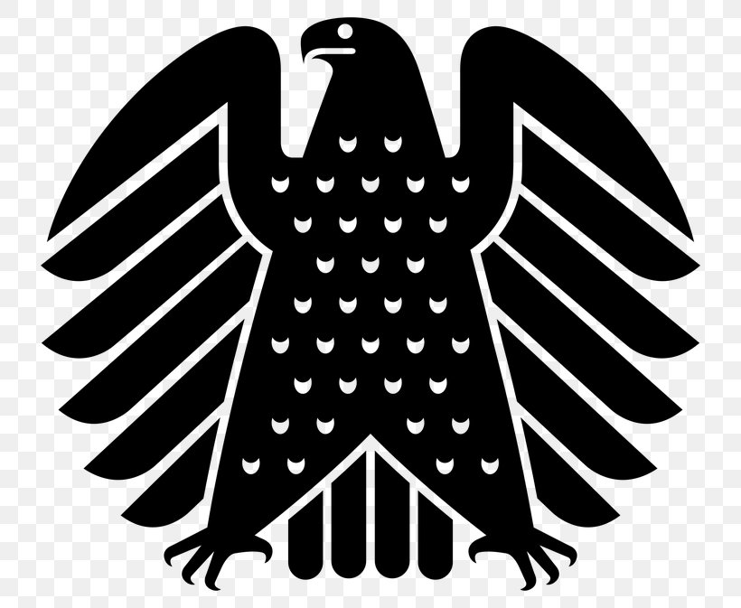 Reichstag Building President Of The Bundestag Coat Of Arms Of Germany Bundesrat Of Germany, PNG, 768x673px, Reichstag Building, Beak, Bird, Bird Of Prey, Black And White Download Free