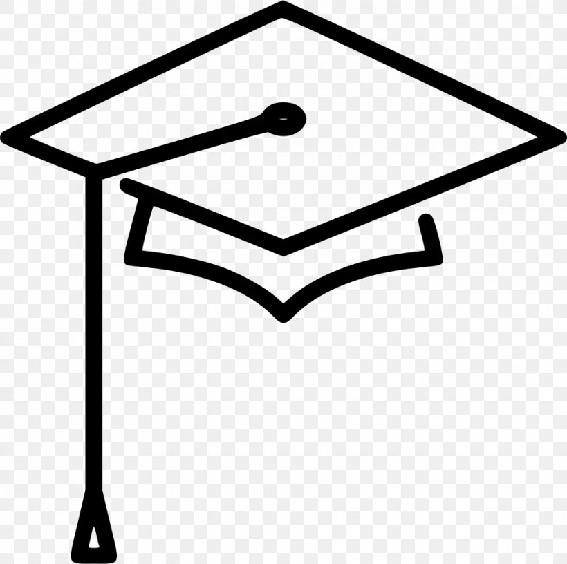 Square Academic Cap Graduation Ceremony School Clip Art, PNG, 980x976px, Square Academic Cap, Academic Achievement, Academic Degree, Area, Black And White Download Free