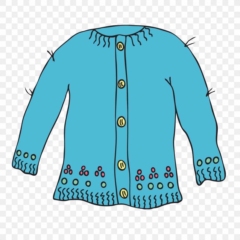 Sweater Wool Cardigan Clip Art, PNG, 1500x1500px, Sweater, Aqua, Azure, Blue, Cardigan Download Free