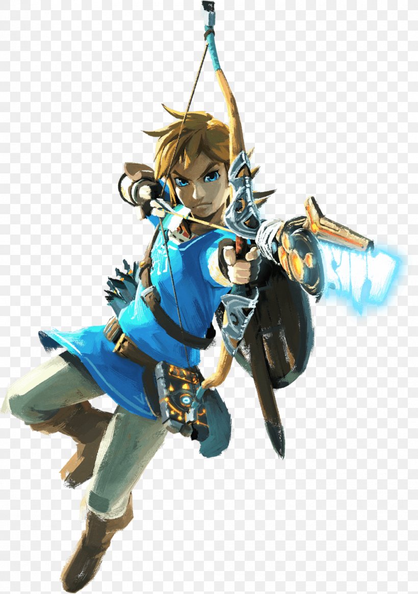 The Legend Of Zelda: Breath Of The Wild Nintendo Switch Zelda II: The Adventure Of Link Video Game, PNG, 990x1407px, Legend Of Zelda Breath Of The Wild, Action Figure, Art, Figurine, Game Download Free