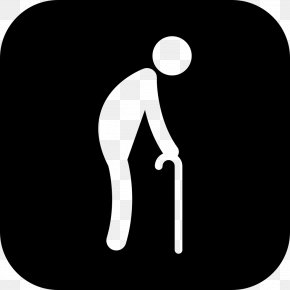 Logo Old Age Walking, PNG, 512x512px, Logo, Black And White, Finger ...