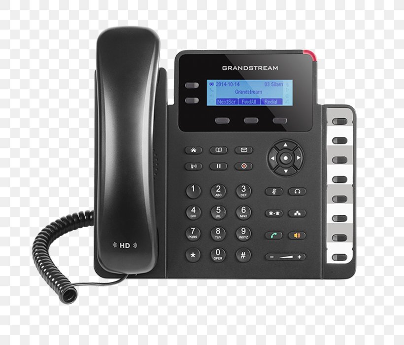 Grandstream GXP1625 GXP Grandstream IP 6 Lines Grandstream Networks VoIP Phone, PNG, 700x700px, Grandstream Gxp1625, Answering Machine, Caller Id, Corded Phone, Electronics Download Free