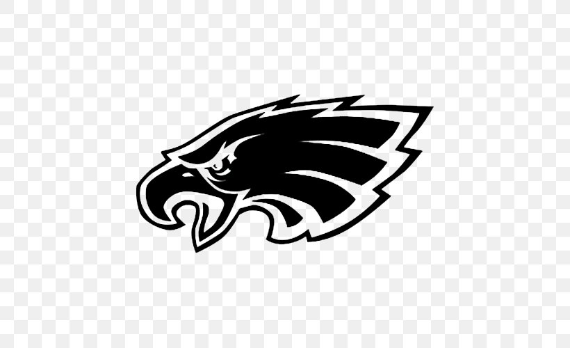 Philadelphia Eagles NFL Decal Sticker, PNG, 500x500px, Philadelphia Eagles, Beak, Bird, Bird Of Prey, Black Download Free