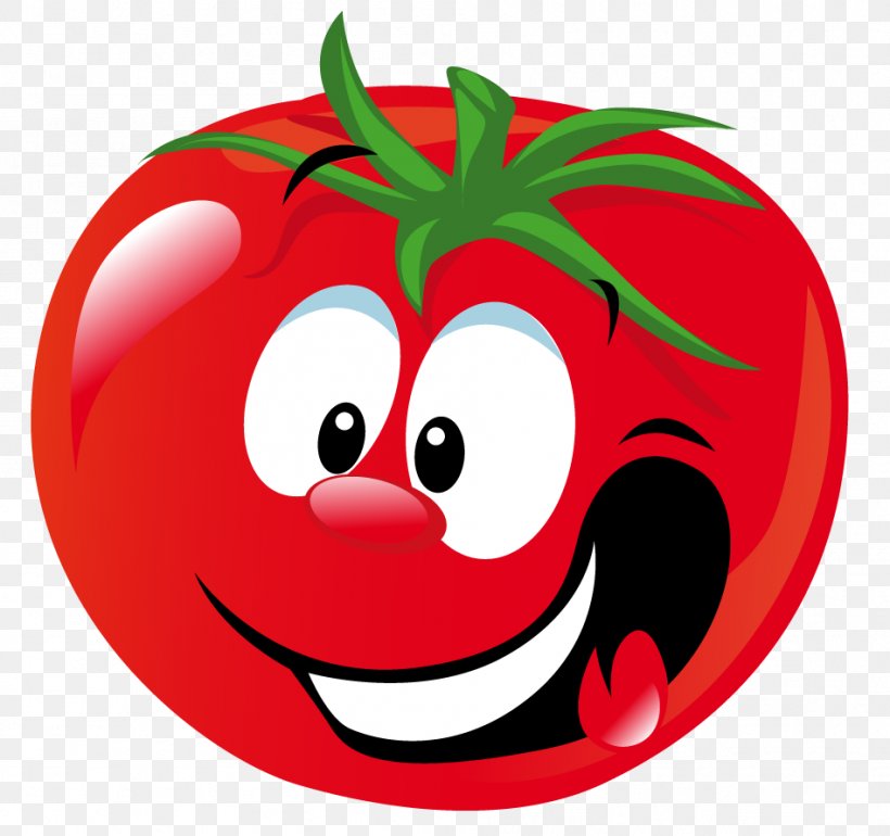 Roma Tomato Cherry Tomato Cartoon Vegetable Clip Art, PNG, 948x891px, Roma Tomato, Apple, Cartoon, Cherry Tomato, Flower Download Free