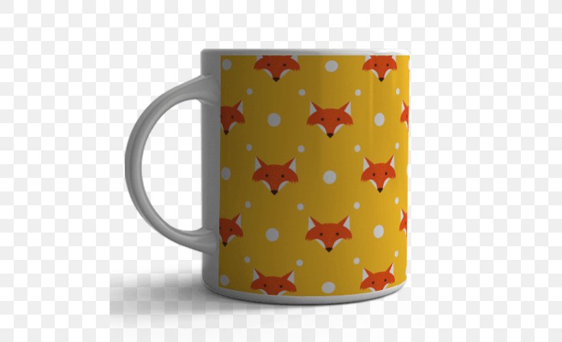 Coffee Cup Mug, PNG, 500x500px, Coffee Cup, Cup, Drinkware, Mug, Orange Download Free