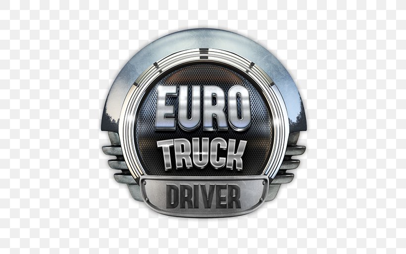 Euro Truck Simulator 2 Euro Truck Driver (Simulator) Logo, PNG, 512x512px, Euro Truck Simulator 2, Bild, Brand, Driving, Euro Truck Driver Simulator Download Free