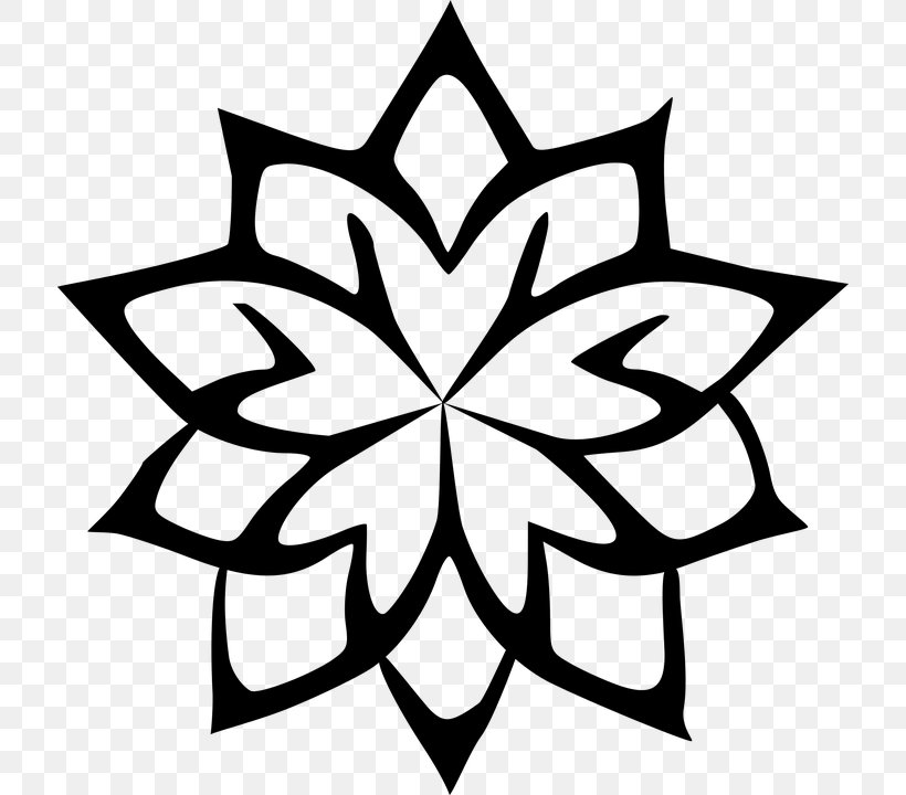 Symbol Villa Nelumbo Nucifera, PNG, 716x720px, Symbol, Artwork, Black And White, Flora, Flower Download Free