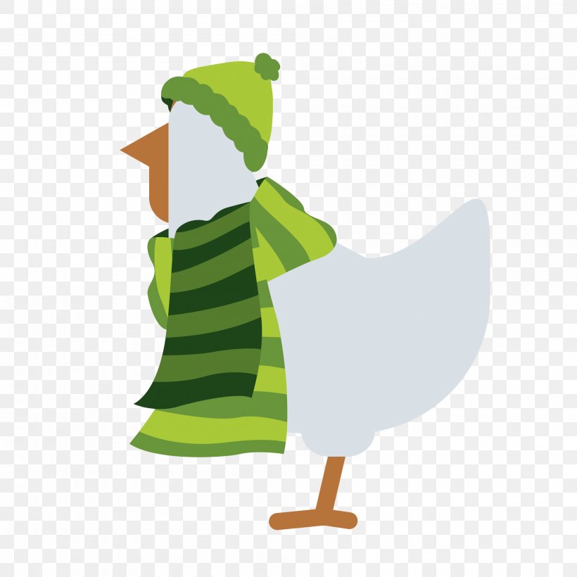 Duck Clip Art Illustration Product Design Green, PNG, 2000x2000px, Duck, Beak, Bird, Ducks Geese And Swans, Green Download Free