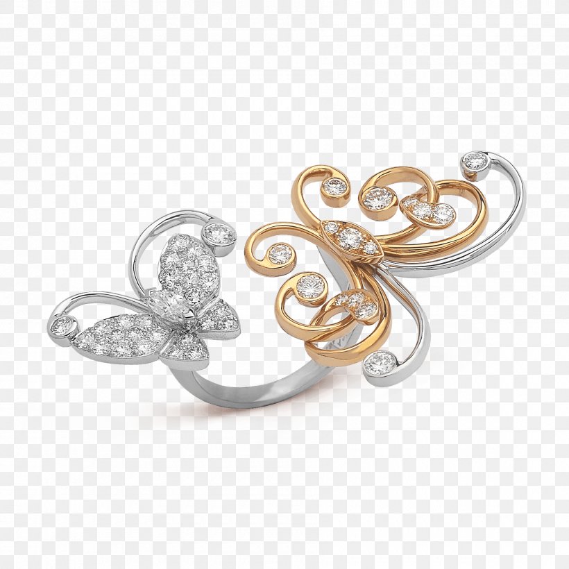 Earring Van Cleef & Arpels Jewellery Butterfly, PNG, 1800x1800px, Earring, Body Jewelry, Butterfly, Cartier, Diamond Download Free