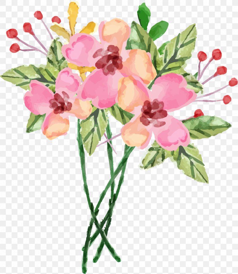Floral Design Cut Flowers Clip Art, PNG, 2440x2809px, Floral Design, Alstroemeriaceae, Art, Artificial Flower, Blossom Download Free