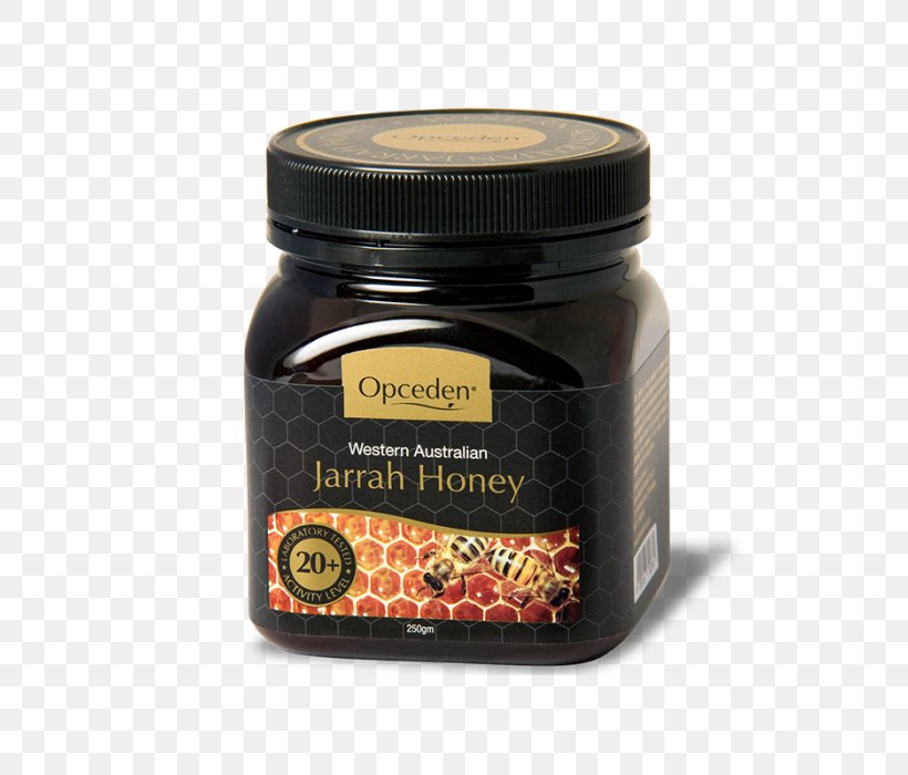 Jarrah Bee Honey Jam Food, PNG, 700x700px, Jarrah, Bee, Bee Pollen, Condiment, Flavor Download Free