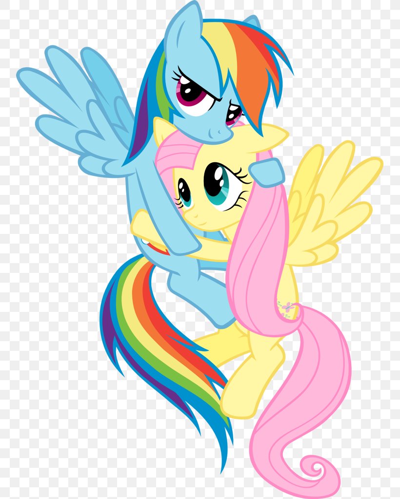 Rainbow Dash Fluttershy Rarity Applejack Derpy Hooves, PNG, 753x1024px, Watercolor, Cartoon, Flower, Frame, Heart Download Free