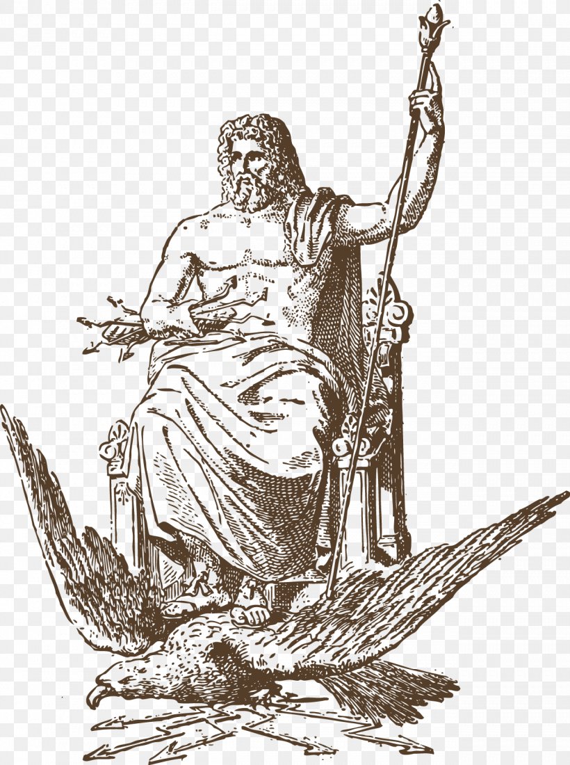 Zeus Hera Poseidon Ancient Greece Greek Mythology, PNG, 1271x1706px, Zeus, Ancient Greece, Art, Artwork, Black And White Download Free