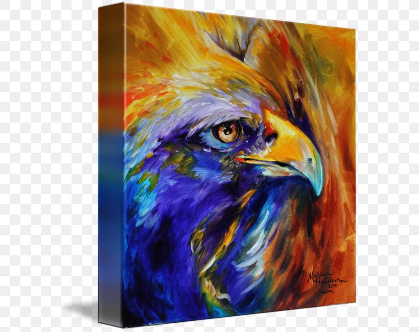 Bald Eagle Painting Abstract Art, PNG, 589x650px, Bald Eagle, Abstract Art, Acrylic Paint, Animal, Art Download Free