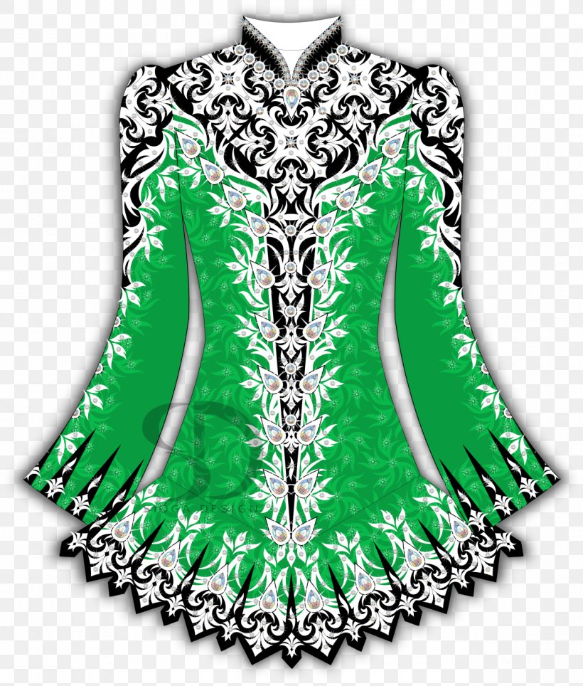 Irish Dance Dress Pattern, PNG, 1275x1500px, Irish Dance, Bodice, Collar, Dance, Dress Download Free