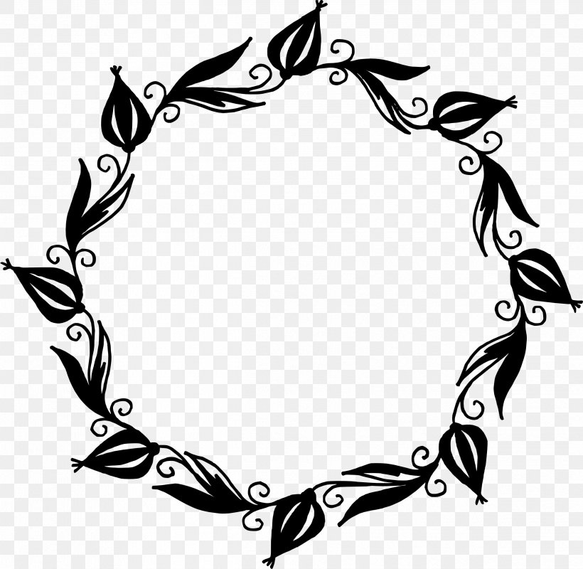 Picture Frames Clip Art, PNG, 2491x2432px, Picture Frames, Artwork, Black, Black And White, Branch Download Free