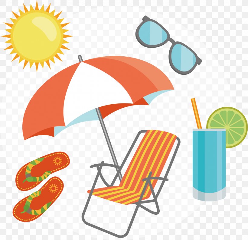 Clip Art Image Vector Graphics, PNG, 1486x1443px, Flat Design, Beach, Icon Design, Orange, Umbrella Download Free