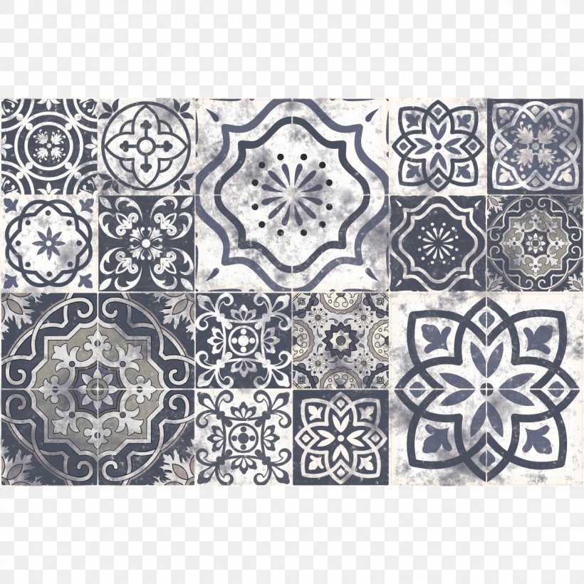 Rectangle Place Mats Symmetry Pattern, PNG, 1200x1200px, Rectangle, Area, Black And White, Place Mats, Placemat Download Free