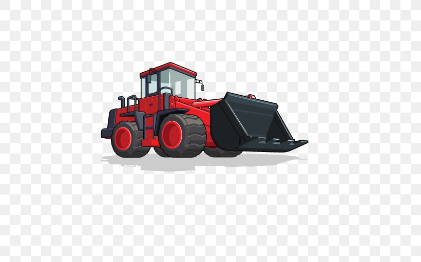 Tractor Bulldozer Architectural Engineering Excavator, PNG, 512x512px, Tractor, Agricultural Machinery, Architectural Engineering, Automotive Design, Bulldozer Download Free