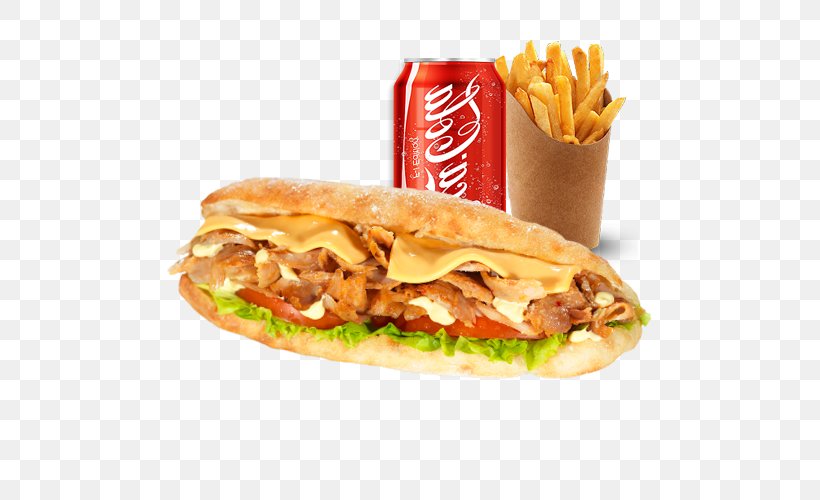 Bánh Mì Shawarma Kebab French Fries Turkish Cuisine, PNG, 500x500px, Shawarma, American Food, Breakfast Sandwich, Cheeseburger, Cheesesteak Download Free
