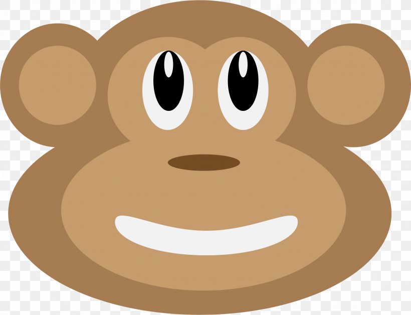 Clip Art Monkey Openclipart Free Content Vector Graphics, PNG, 2361x1810px, Monkey, Cartoon, Droide, Emoji, Facial Expression Download Free