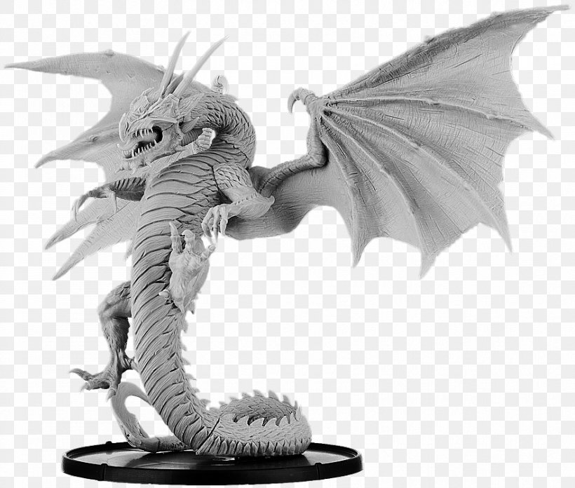 Dragon Figurine White Idris, PNG, 883x750px, Dragon, Black And White, Fictional Character, Figurine, Idris Download Free