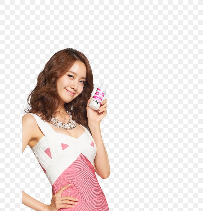 Im Yoon-ah Yakult Model Probiotic Actimel, PNG, 640x854px, Watercolor, Cartoon, Flower, Frame, Heart Download Free