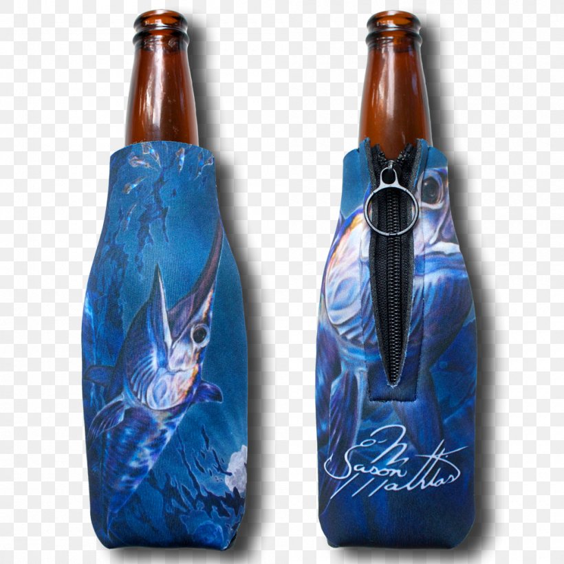 Koozie Beer Bottle Black Marlin Sailfish, PNG, 1000x1000px, Koozie, Atlantic Blue Marlin, Beer, Beer Bottle, Black Marlin Download Free