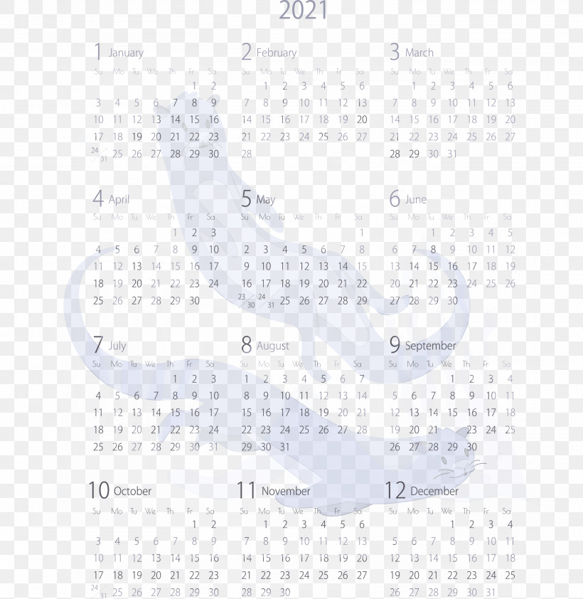 2021 Yearly Calendar Printable 2021 Yearly Calendar Template 2021 Calendar, PNG, 2920x3000px, 2021 Calendar, 2021 Yearly Calendar, Area, Calendar System, Line Download Free