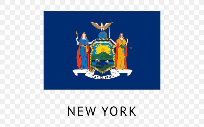 Flags Of New York City Coat Of Arms Of New York State Flag, PNG, 512x512px, New York City, Banner, Brand, Coat Of Arms Of New York, Crest Download Free
