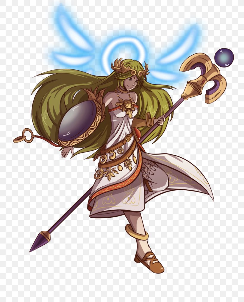 Kid Icarus Palutena Super Smash Bros. For Nintendo 3DS And Wii U Fan Art DeviantArt, PNG, 786x1017px, Watercolor, Cartoon, Flower, Frame, Heart Download Free