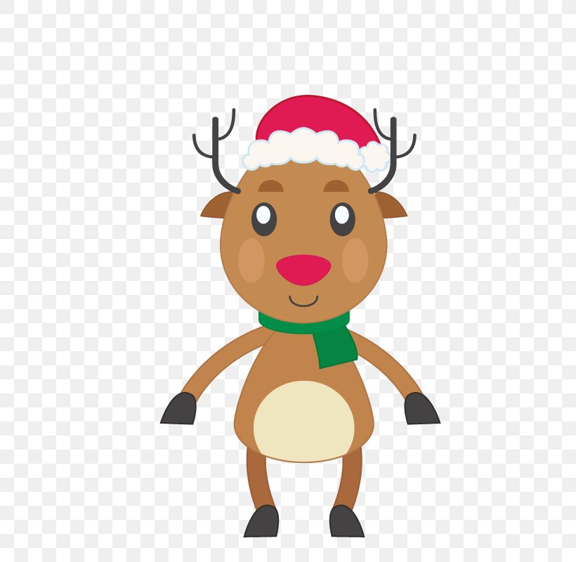 Reindeer Santa Claus Christmas Ornament Christmas Stocking, PNG, 800x800px, Reindeer, Art, Cartoon, Character, Child Download Free